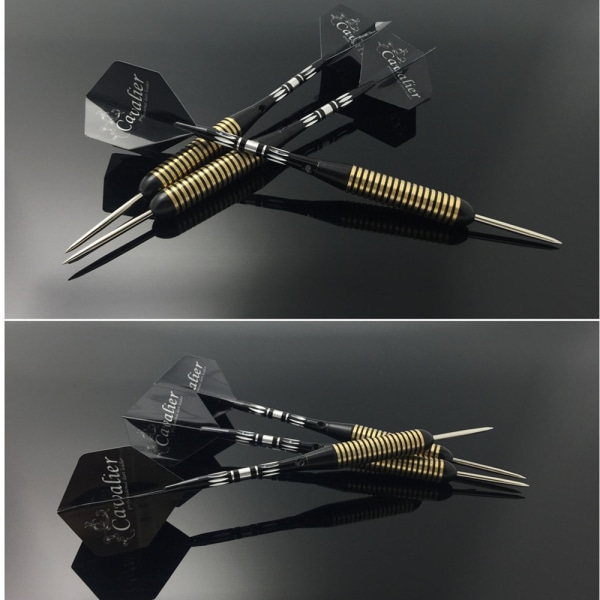 Steeldarts 3-delad professionell dartset 23G Dartset med stålspets