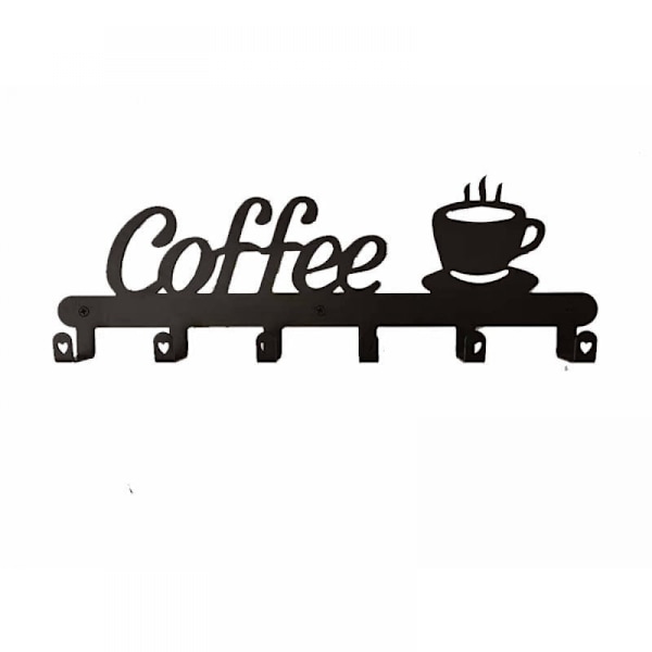 Kaffemugg hållare vägg, Bar skylt, Kaffemugg hållare, Mugg krok Kaffeskylt