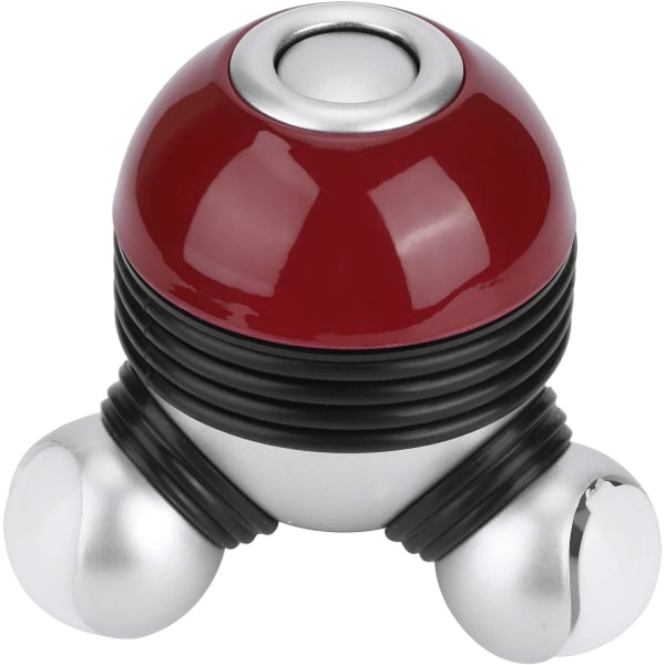Kroppsmassasjeapparat (rød) Bærbar Mini håndholdt lavstøy Vibrerende Bo