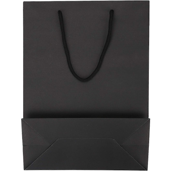 10 stk. Kraftpapirposer Store Julegaveposer Håndtaske med