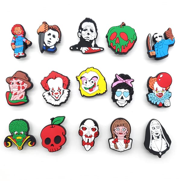 17 stk. Crocs-pins - Til Crocs - Crocs-sjarm - Crocs-dekorasjon