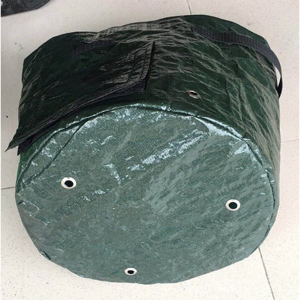 Grøn sammenklappelig haveaffaldspose 10 gallon 35*50cm (britisk)