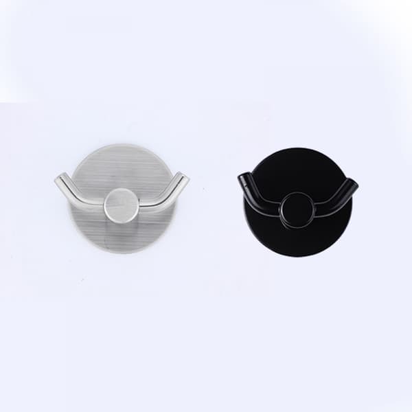 Mustat pyyhekoukut, (45mm45mm) 4 kpl Liimakoukut Seinäkoukut 304 Ruostumaton