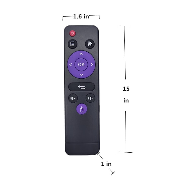 Uusi Ir H96 -kaukosäädin H96 Max X3 H96 Mini Mx10pro Mx1:lle ja