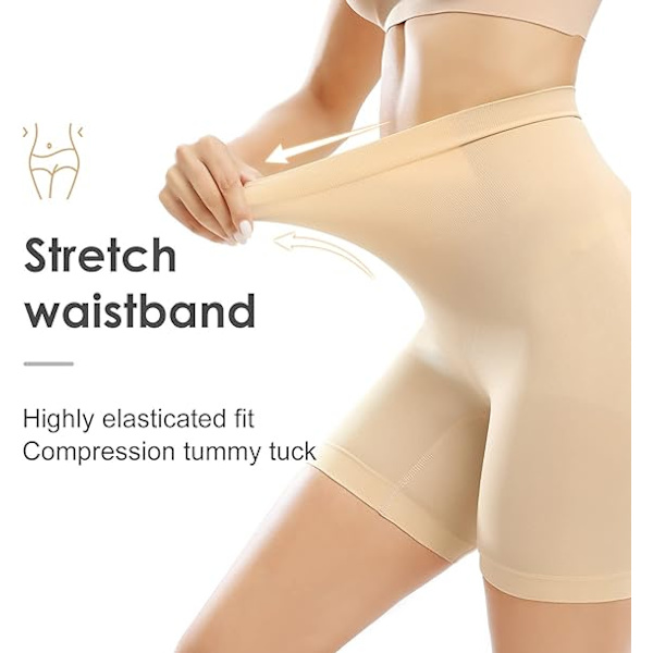 Kvinners høytlivs shapewear truser flat bunn shapewear slire