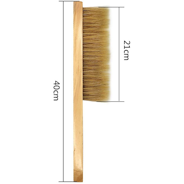 3 stycken bi borste trähandtag, borst bi borste, bi borste verktyg med trähandtag