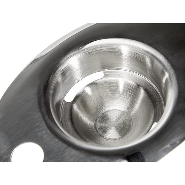 KitchenCraft Deluxe - Rustfritt stål eggehvite- og plommeseparator