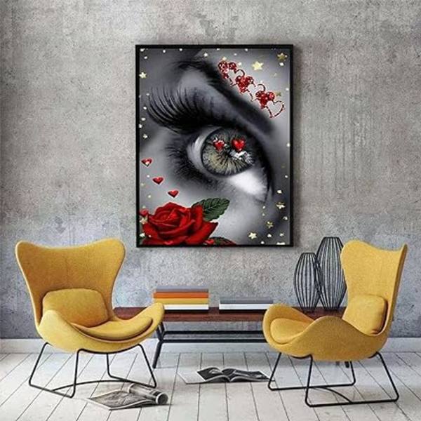 (30*40) Timanttimaalaus, 5D Timanttimaalaus DIY-sarja Rhinest