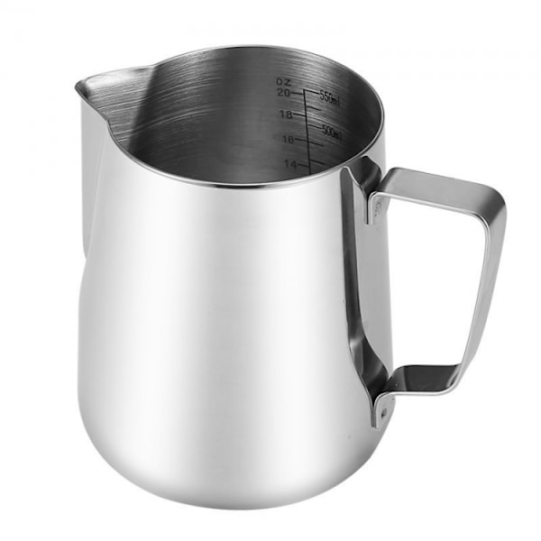 200 ml Sølv Mælkekande - Rustfrit Stål