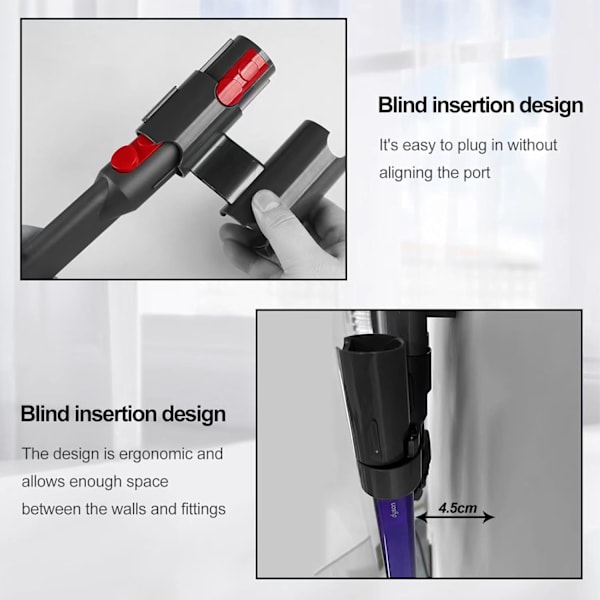 2 stk. opbevaringsholder til Dyson V7 V8 V10 V11 V12 V15 Outsize Cor