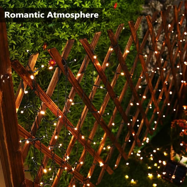 Utomhus solcellslingor, 20M 200 LED vattentäta inomhus solceller