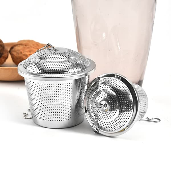 2 stk. te-infuser (4,5 cm diameter), te-si i 304 rustfrit stål
