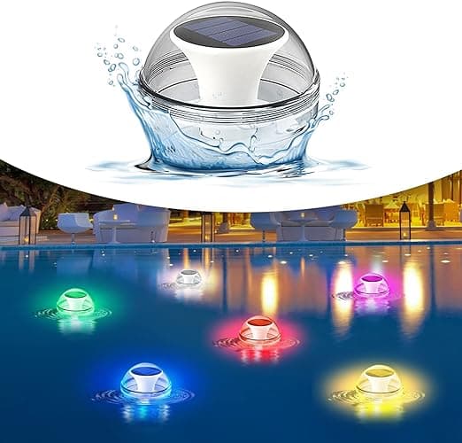 1 stk, Pool Lights, Flydende Pool Lights, IP65 Vandtæt Flydende