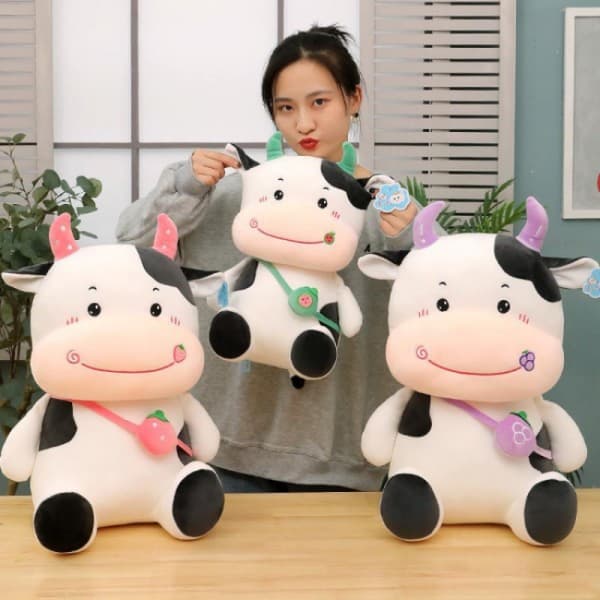 Rosa 20cm Kawaii Elf Happy Egg Plysch Stoppad Djur Leksak Evolution