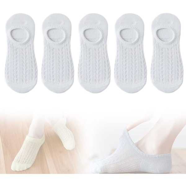 Osynliga luftsockor, hudfärg + grå + ljusblå + matcha + karamell