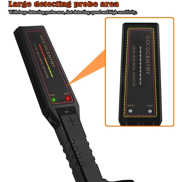 Portable Metal Detector, High Sensitivity Handheld Metal Detector