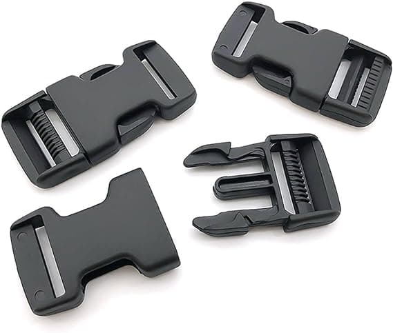 32 stk. 20mm brede remspænder, sort plastikudskiftning