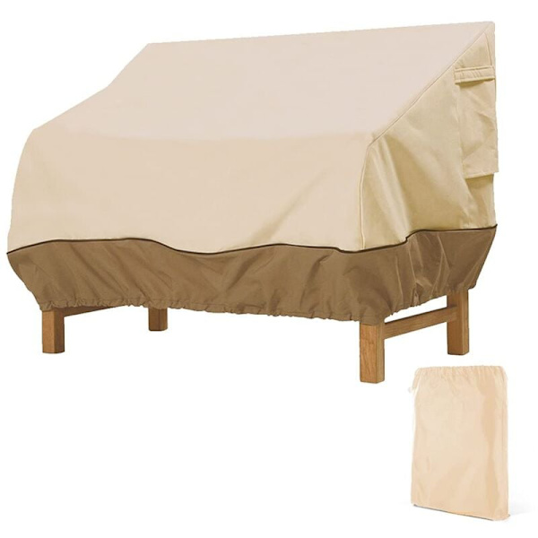Beige, 85*80*91cm suojapeite penkille, puutarhapenkin suojapeite