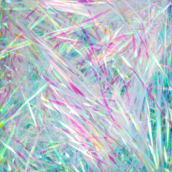 Iridescent lahjapaperisilppu 200g silputtu raffiapaperi