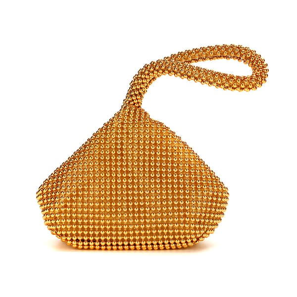 (Guld) Dame Clutches og Clutches, Chic Mini Perle Aften Ba