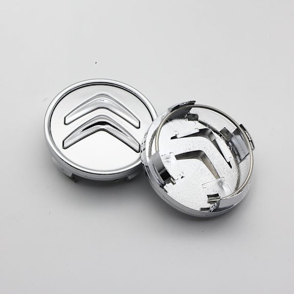 4 × 60mm Bilnavkapsler til Citroen C3 C4 C5 Elysee Berling
