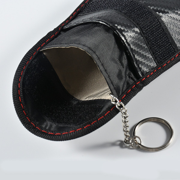 Signalblokerende pungpose, Anti RFID bilnøgle etui pung, Faraday