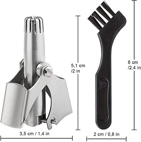 2 stk nesetrimmer - rustfritt stål - for menn og kvinner