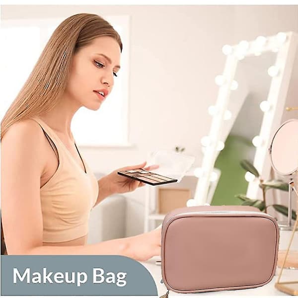 Grå Makeup Pung Rejse Makeup Taske Makeup Taske Til