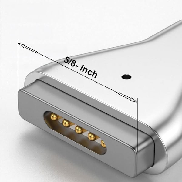 USB C til magnetisk adapter, Type C til 2 magnetiske T-hoved PD 100W Fa