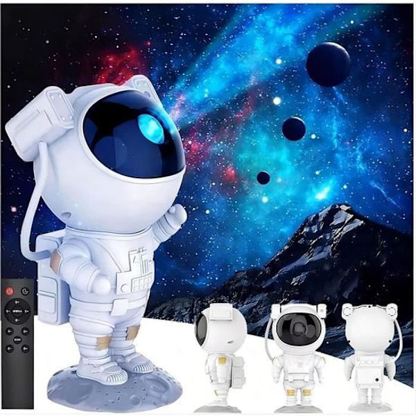 LED Astronaut Stjärnprojektor Ljus Stjärnprojektor Barn Projektor