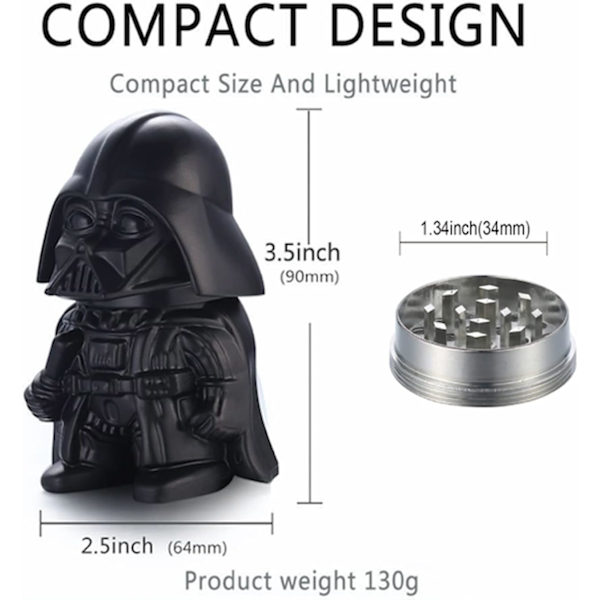 Star Wars Darth Vader Grinder Krydderkvern, Urtekvern med Po