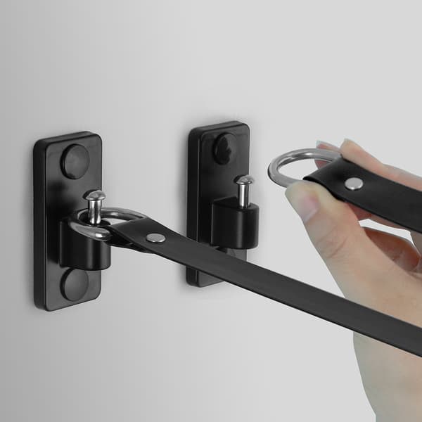 Sort Retractible Tøjline, 1 til 2 Tøjlinespole med Vaskeri