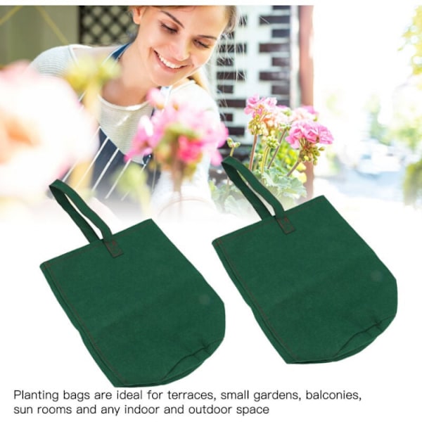 4 st Invändiga hängande tomatjordgubbsodlingsväskor, blomsterodlingsväskor