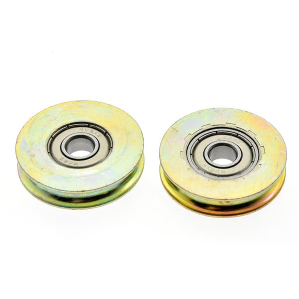 Remskive med 6200 kulelager - 6,4x32x8mm - U-formet - Aluminium