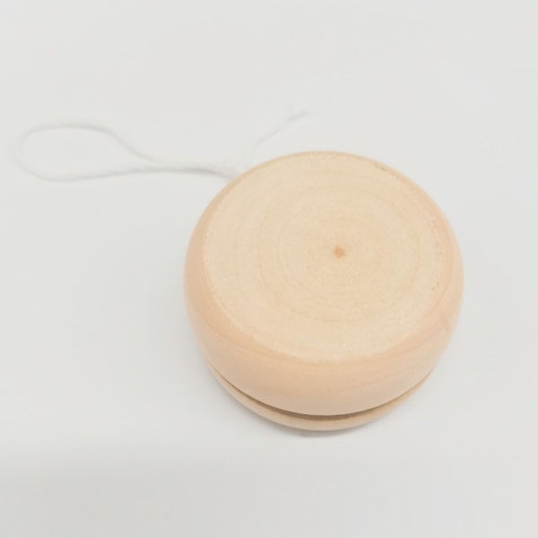 Set of 10 Natural Wooden Yoyos - Wooden Yo Excellent Idea for Bir