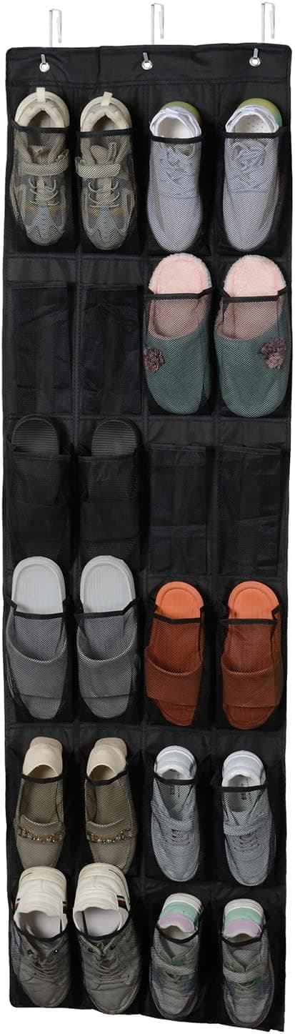 48 x 163 cm Hengeposearrangør for skooppbevaring Mesh Bak th