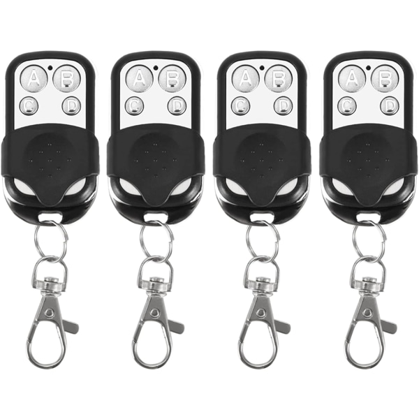 Remote Key Fob, EVGATSAUTO 4pcs Universal Plastic Cloning Wireles