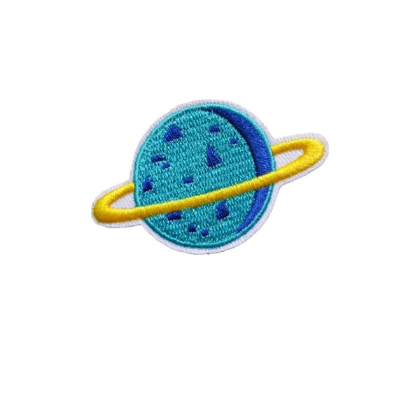 26 ST Broderi Iron-on Patch, Space Planet Astronaut Brodera