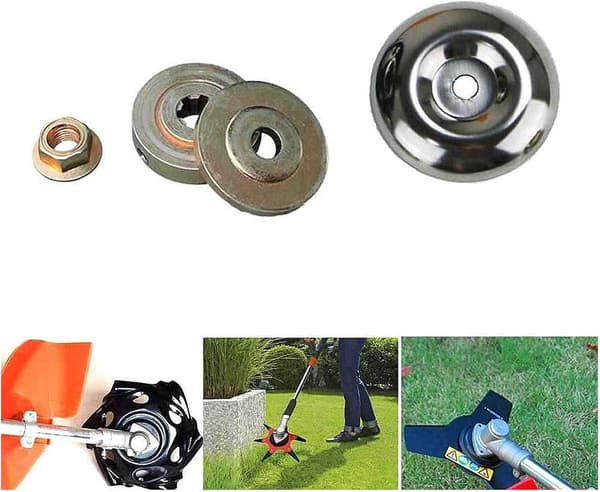 4 deler bladboksmutter-festesett, gressklipper metallgirboks, gress