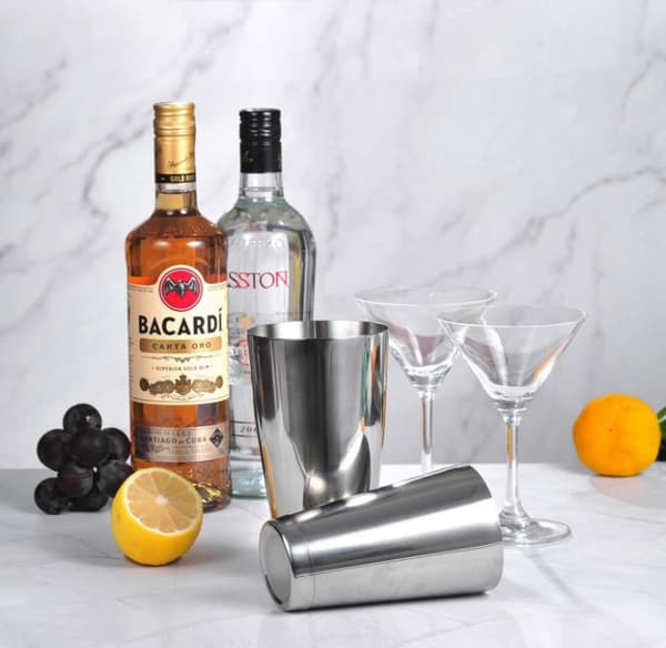 Cocktail Tin On Tin Rustfritt Stål Shaker 28oz/21oz
