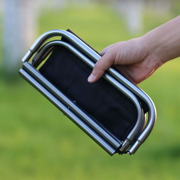 Mini Pall Camping Stol Fällbar Säte Bärbar Fällbar Ultra Lätt