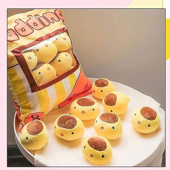 Søte snacks-pute fylte dyr 35CM*45CM leker pudding dekorati