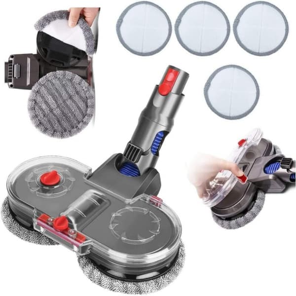 Elektrisk moppehoved til Dyson V11 V10 V15 V8 V7 støvsuger Broo