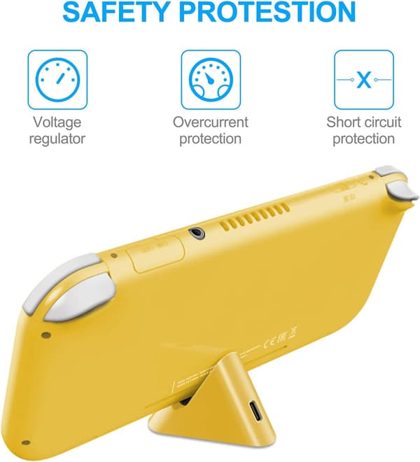 Lataustuki yhteensopiva Nintendo Switch Lite- ja Switch-laitteiden kanssa,