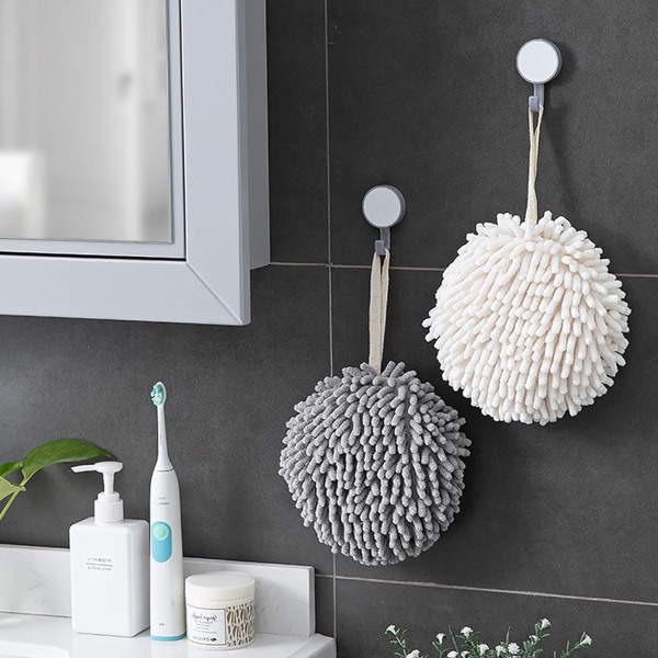 Chenille håndklædesæt med 2, mikrofiber badehåndklæder, absorberende håndklæder