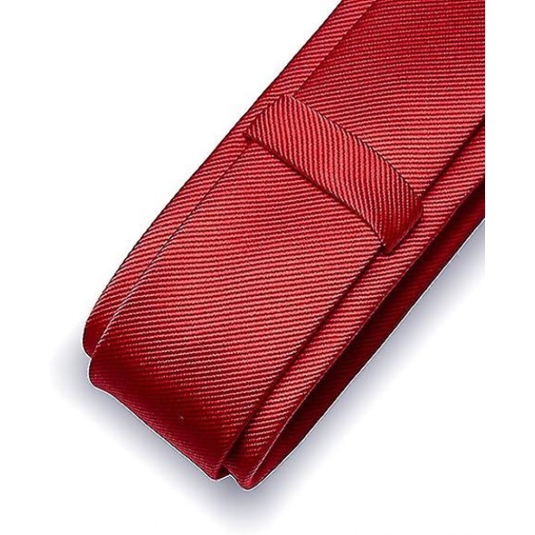 (Röd) Herrars Pojkar Smal Slips/Smal Slips Combo