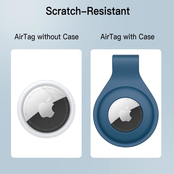 Case för AirTag 2021 med nyckelring, bärbart skydd