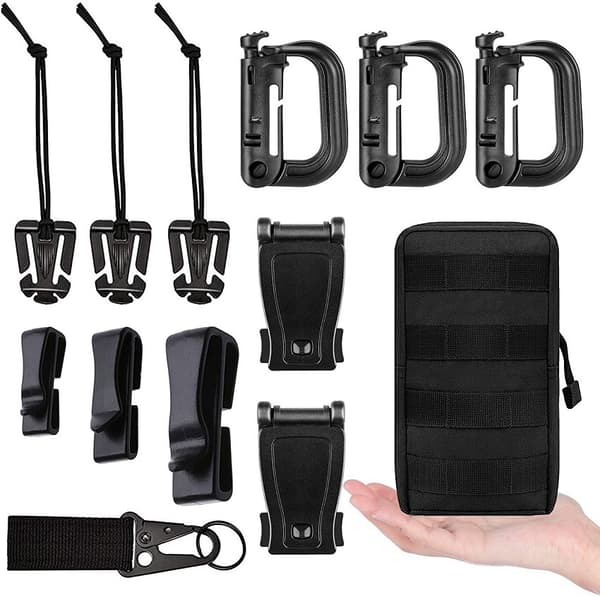 13 PCS Utomhus Taktisk Utrustning, Taktisk Ryggsäck Multifunktionell