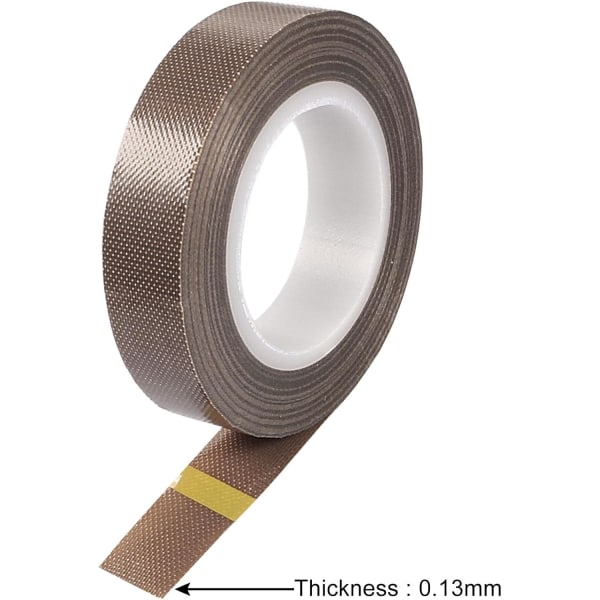 PTFE-duktape 15mm brun høytemperaturstape for manuell og P