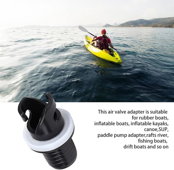 Båtfotpumpe slange adapter H-R ventiladapter 2 stk oppblåsbar
